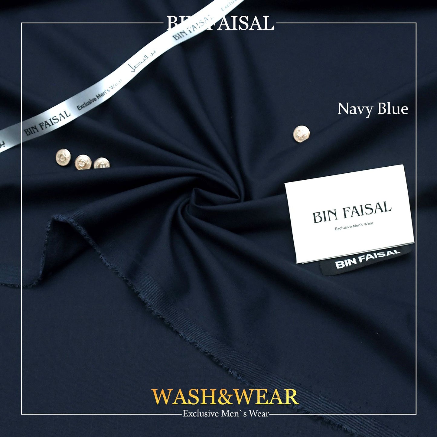 Regent Premium Wash & Wear”-Navy Blue
