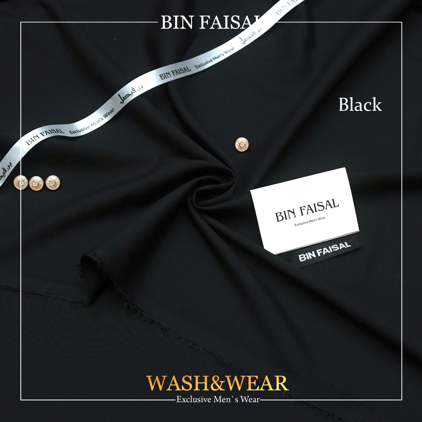 Regent Premium Wash & Wear”-Black