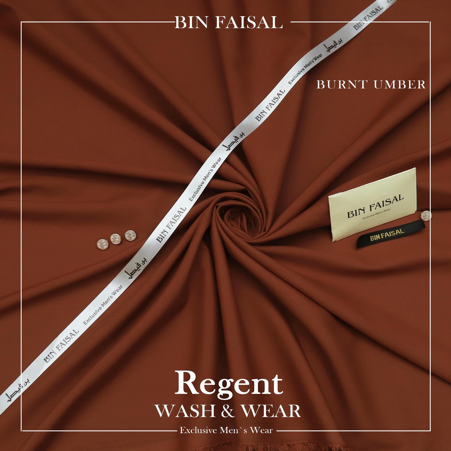 Regent Premium Wash & Wear”-Burnt Umber